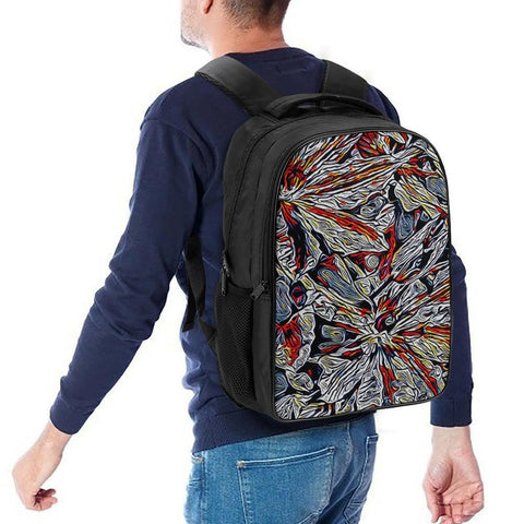 'Clematis Platinum' Nylon Backpack