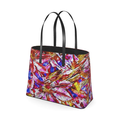'Clematis Cerise' Tote Shopper