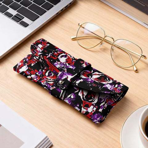 'Gothic Rose' Faux Leather Glasses Case