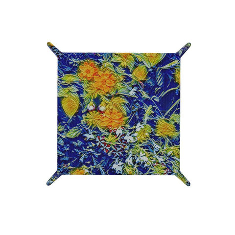 'Summer Basket' Leather Trinket Tray