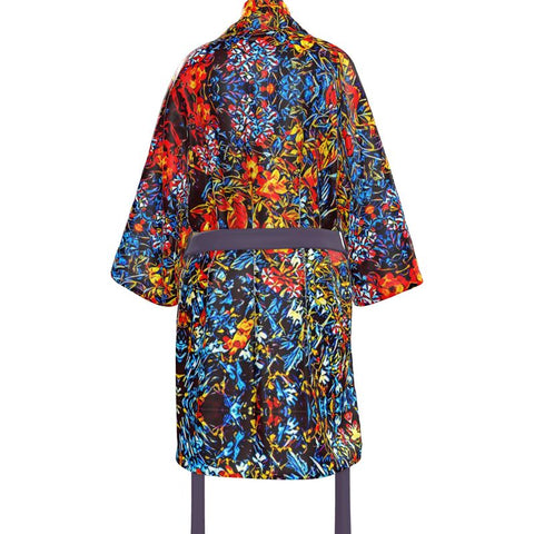 'Summer Basket Royale' Kimono (£99.75-£235)
