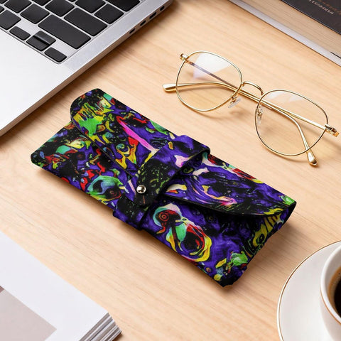 'Purple Haze' Faux Leather Glasses Case