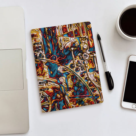 'Boilerplate' Faux Leather A5 Binder Notebook