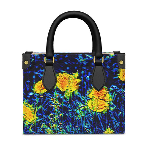 'Wild Poppies' Mini Shopper (Cream)