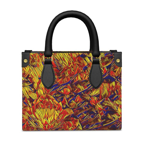 'Peony' Mini Shopper (Charcoal)