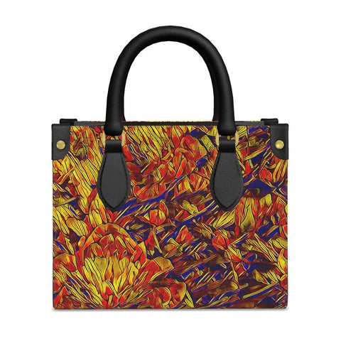 'Peony' Mini Shopper (Charcoal)