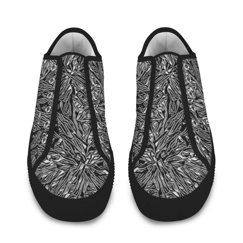 'Filament' (Black Trim) Women's Canvas Plimsolls