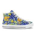 'Summer Basket' (White Trim) Vancouver Canvas Boots