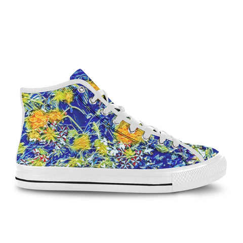'Summer Basket' (White) Women's 'Vancouver' High Top Boots