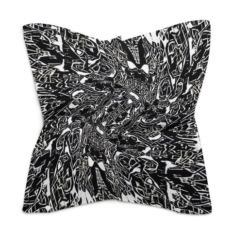 'Liquorice' Poly Scarf Squre