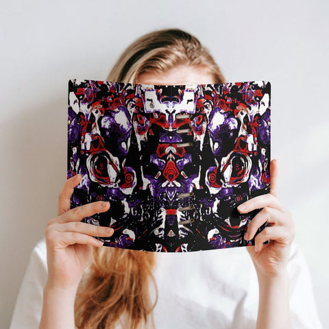 'Gothic Rose' Faux Leather A5 Binder Notebook