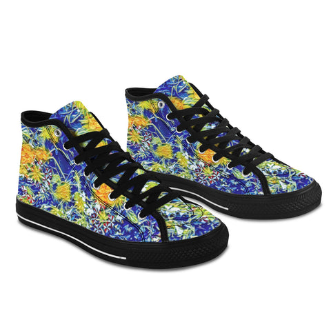 'Summer Basket' (Black) Women's 'Vancouver' High Top Boots