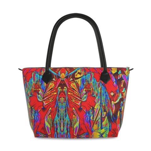 'Soul Tree' Zipped Tote