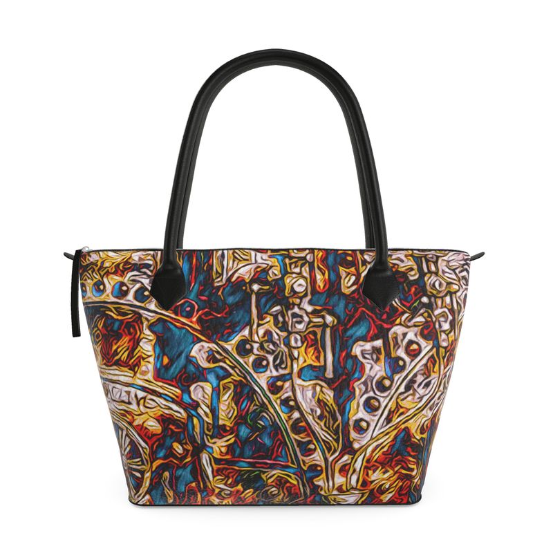 'Boilerplate' Zipped Tote