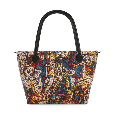 'Boilerplate' Zipped Tote