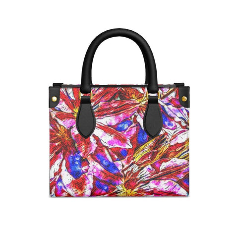 'Clematis Cerise' Mini-Shopper (Charcoal)