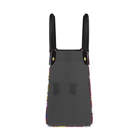 'Clematis Cerise' Mini-Shopper (Charcoal)