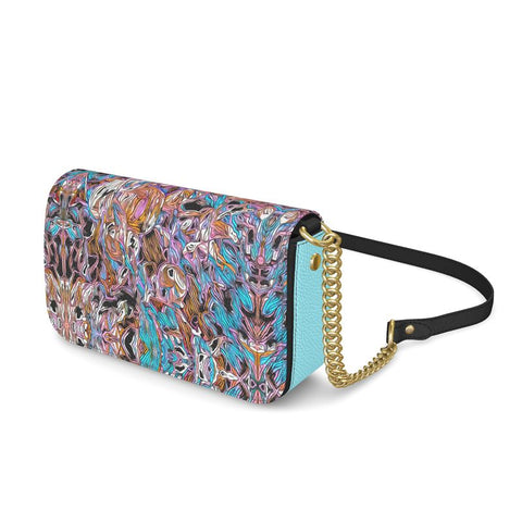 'Psychedelique' Flap Over (Duck Egg)