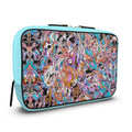 'Psychedelique' Washbag (Duck Egg)
