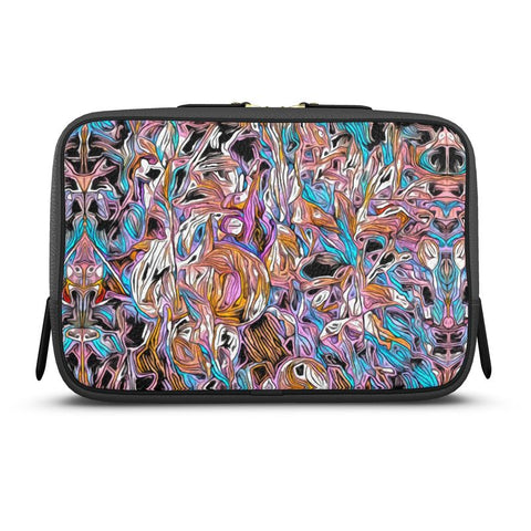 'Psychedelique' Washbag (Charcoal)