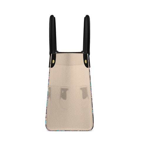 'Psychedelique' Mini Shopper (Cream)