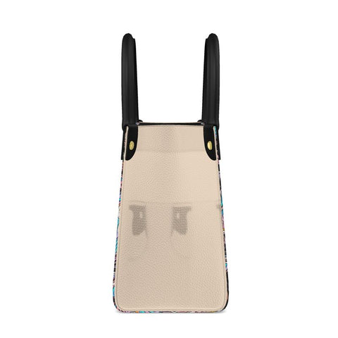 'Psychedelique' Mini Shopper (Cream)
