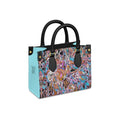 'Psychedelique' Mini Shopper (Duck Egg)