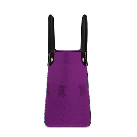 'Psychedelique' Mini Shopper (Blackcurrant).