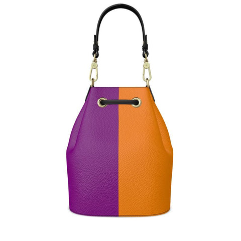 'Carnaby' Bucket (Blackcurrant/Tangerine)