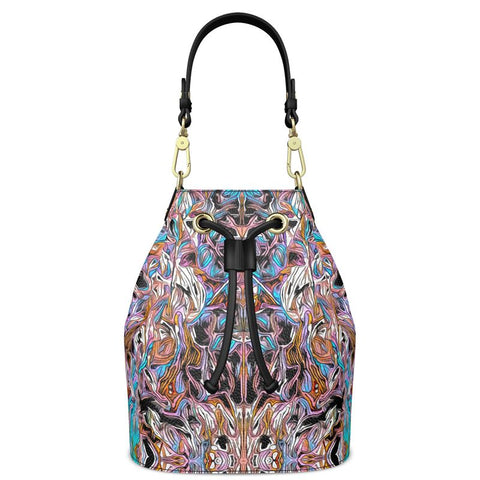 'Psychedelique' Bucket (Duck Egg/Rose)