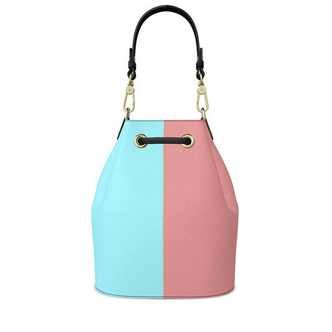 'Psychedelique' Bucket (Duck Egg/Rose)