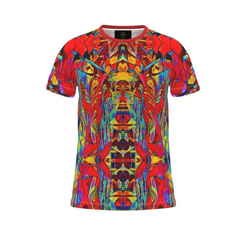 Cut And Sew All Over Print T Shirt