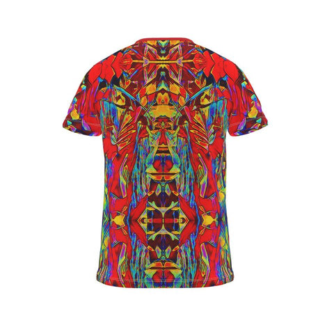 Cut And Sew All Over Print T Shirt