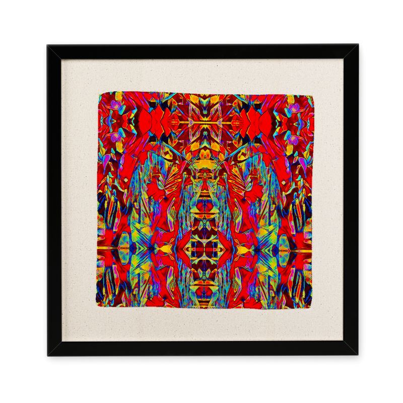 Framed Silk Scarf