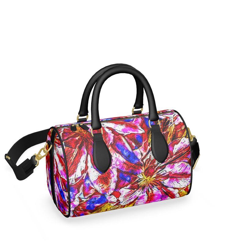 'Clematis Cerise' Mini-Duffle