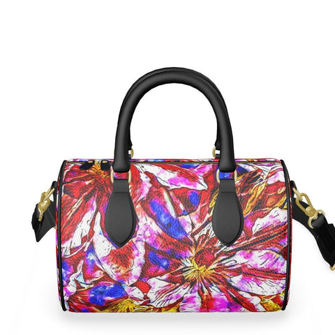 'Clematis Cerise' Mini-Duffle
