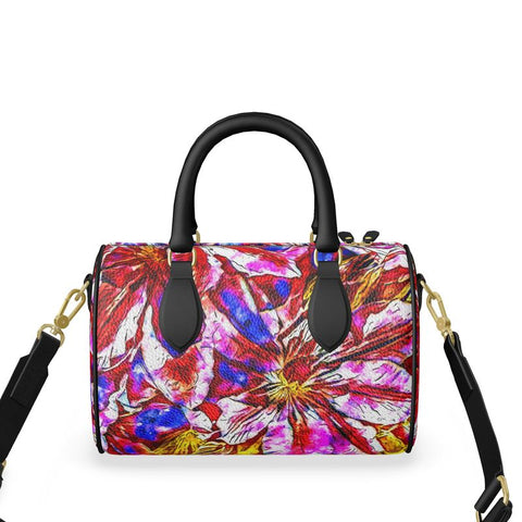 'Clematis Cerise' Mini-Duffle