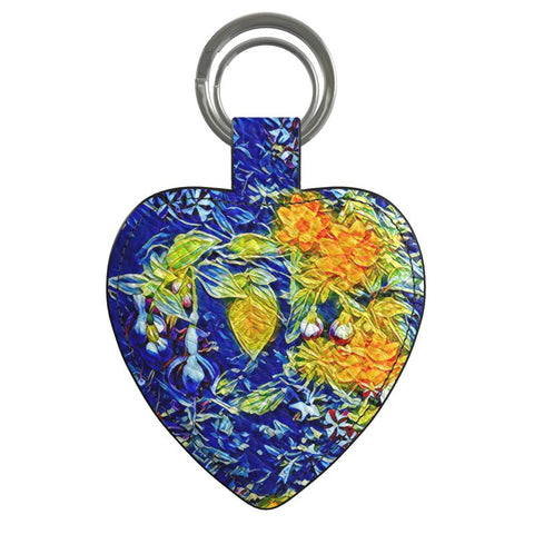 'Summer Basket Azure' Keyring