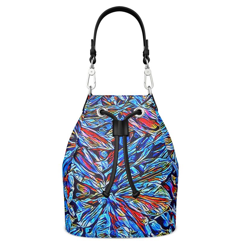 'Clematis Sapphire' Bucket Bag (Sky)