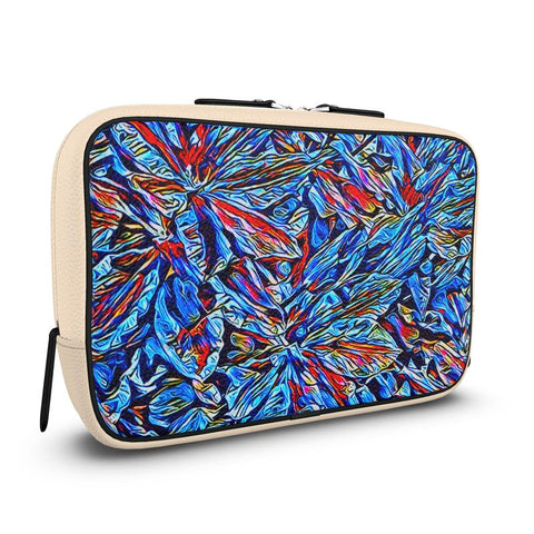 'Clematis Sapphire' Washbag (Cream)