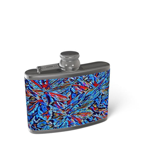 'Clematis Sapphire' Hip Flask