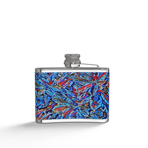 'Clematis Sapphire' Hip Flask