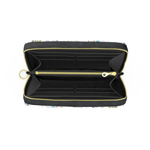 'Evolution' Long Zipped Purse