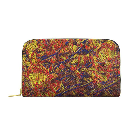 'Peony' Long Zipped Purse