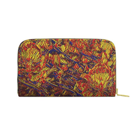 'Peony' Long Zipped Purse