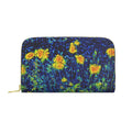 'Wild Poppies' Long Zipped Purse