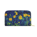 'Wild Poppies' Long Zipped Purse