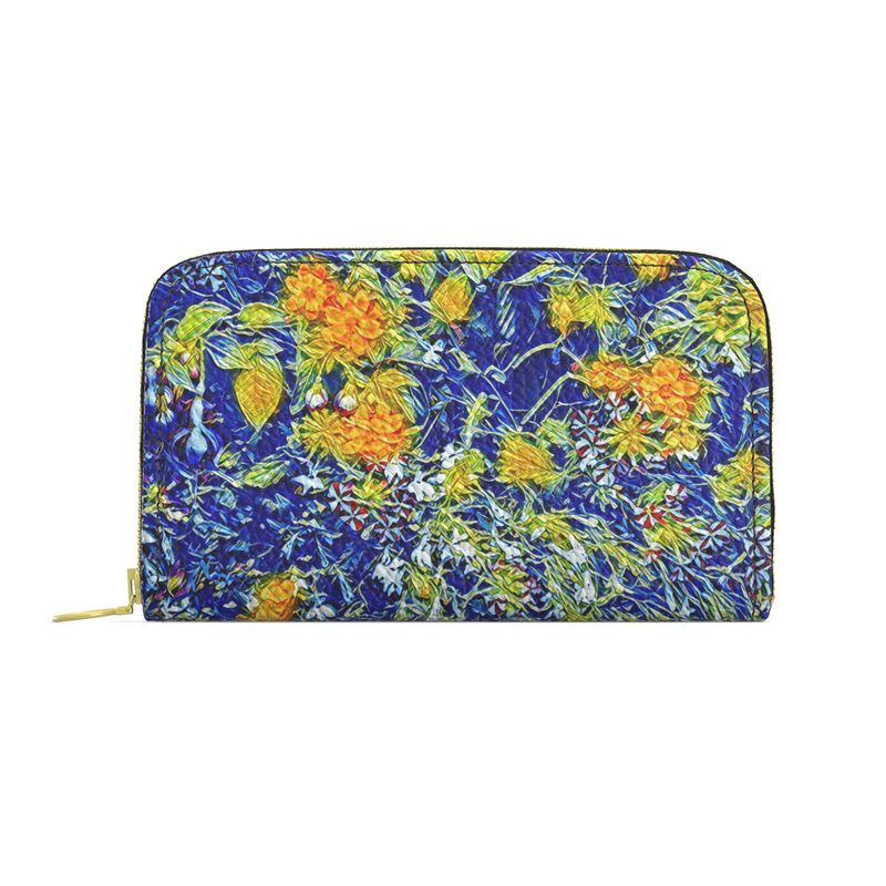 'Summer Basket' Long Zipped Purse
