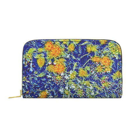 'Summer Basket' Long Zipped Purse