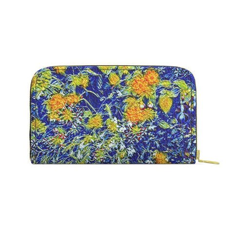 'Summer Basket' Long Zipped Purse